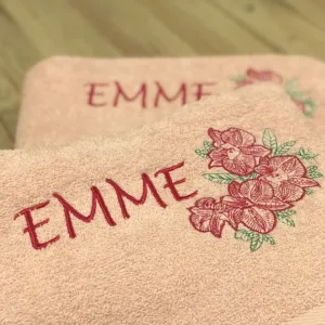 Saunalina "EMME" orhideedega