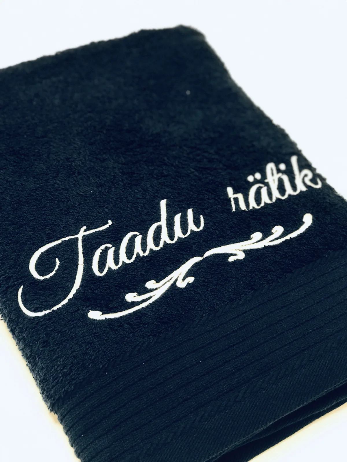 tumesinine puuvillane froteest saunalina. Ideaalne kingitus taadule, vanaisale