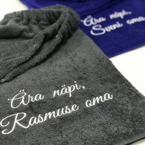 saunaseelik-tikandiga-ära näpi-nime- tikkimine- kingitus mehele-tikimki