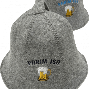 hall-saunamüts-parim isa-tikandiga-kingitus isale-tikimki-tikkimisteenus